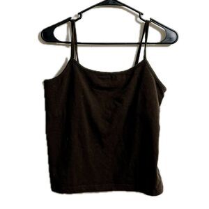 Eddie‎ Bauer Black Fitted Sleeveless Camisole